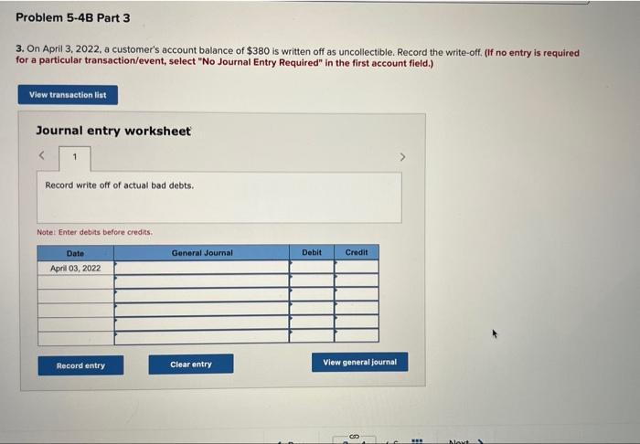 Solved Check my work Required information Problem S-48 | Chegg.com