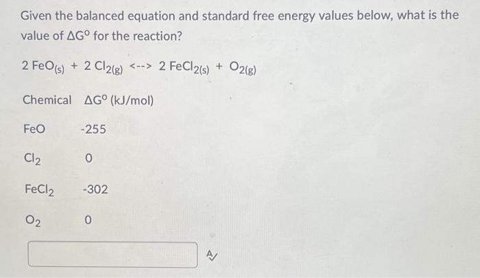 Phản Ứng Hóa Học Giữa FeO và Cl2