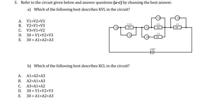 Solved Question 2 1. Refer to the circuit given below, and | Chegg.com