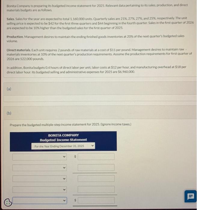 solved-bonita-compary-is-preparing-its-budgeted-income-chegg