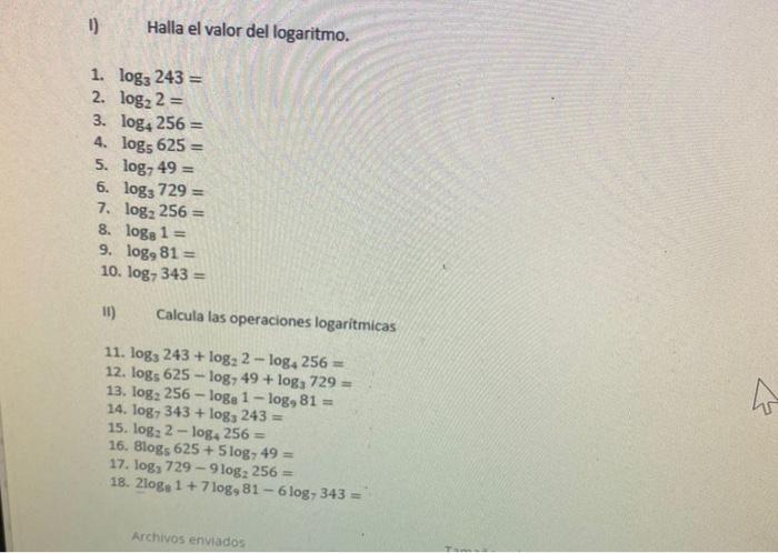 solved-1-halla-el-valor-del-logaritmo-1-logz-243-2-chegg