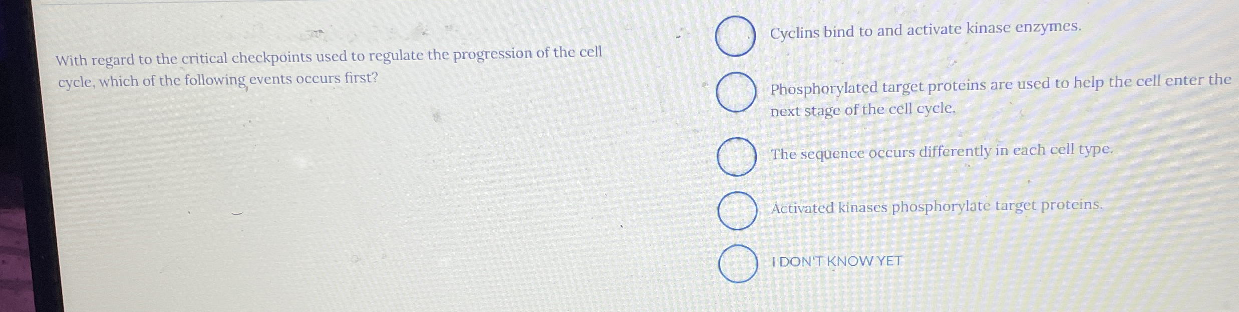 Solved With regard to the critical checkpoints used to | Chegg.com