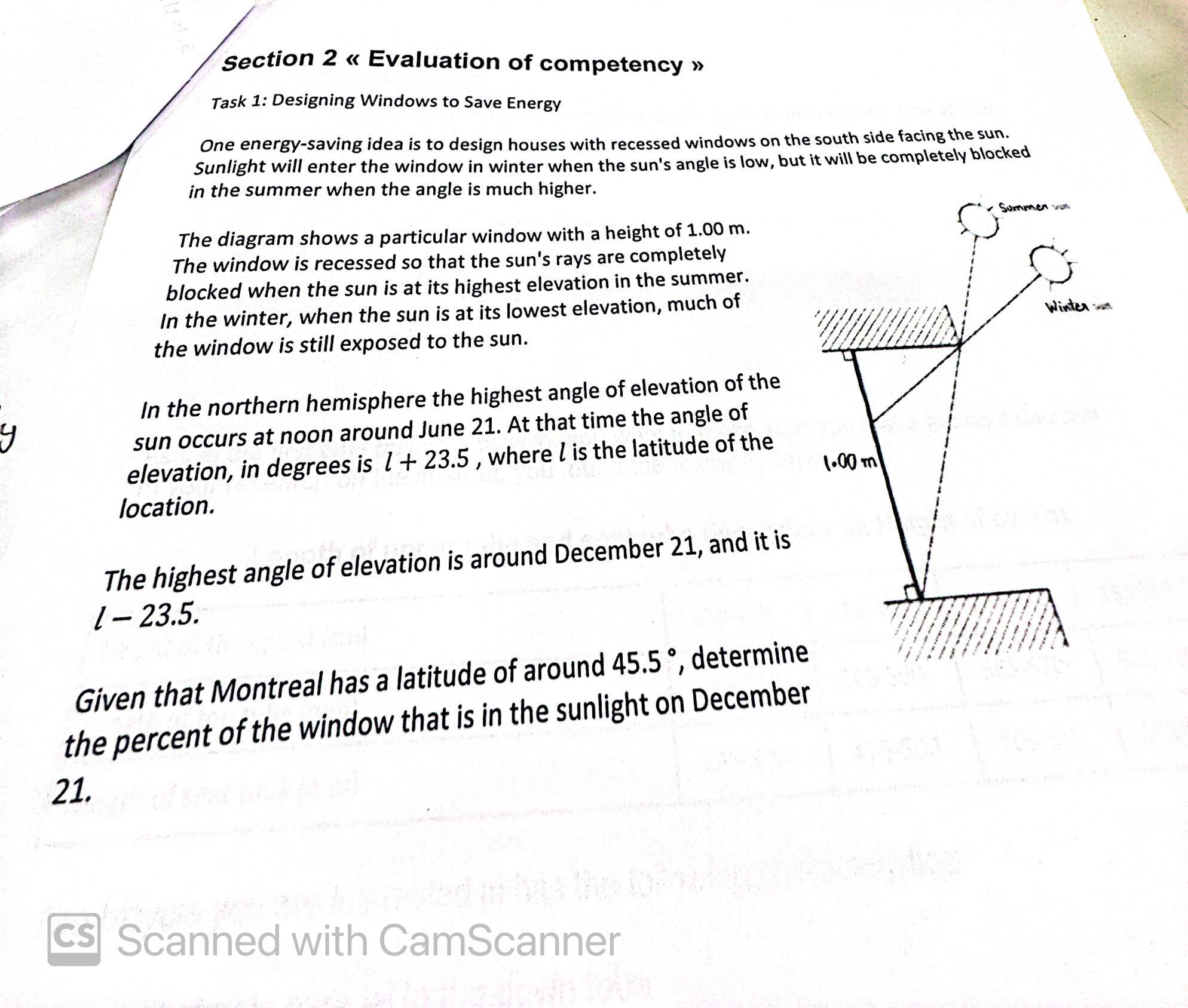 Solved section 2 « ﻿Evaluation of competency»Task 1: | Chegg.com