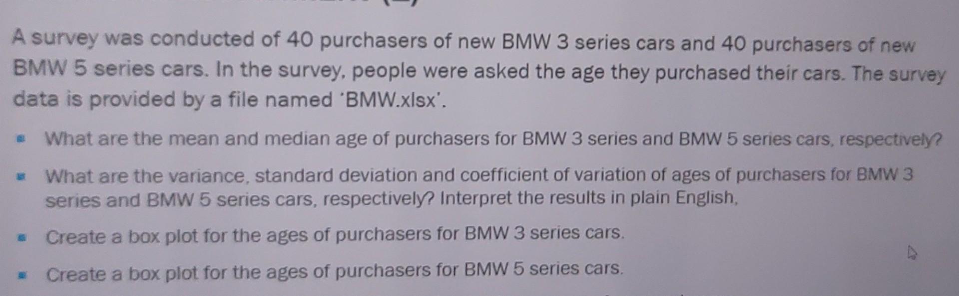 Bmw survet discount