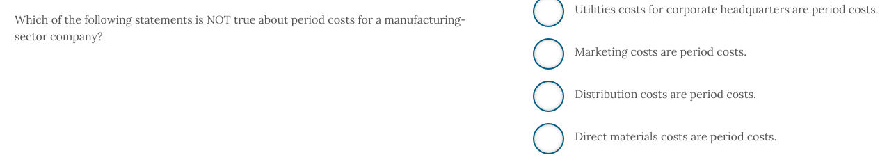 Solved Which of the following statements is NOT true about | Chegg.com