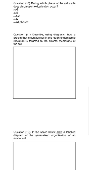 Solved Question (1) Concerning animal cells, which of the 