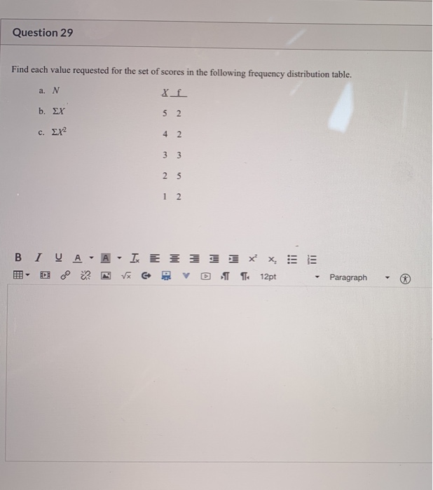 Solved Question 26 1 pts A biologist records the number of | Chegg.com