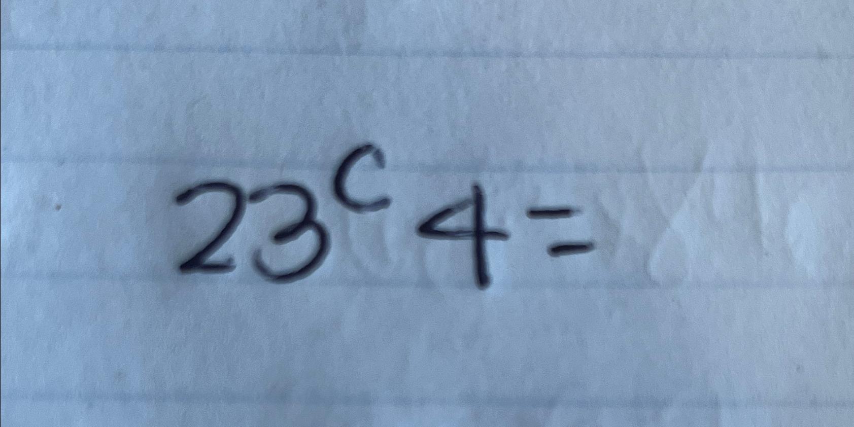 Solved 23c4= | Chegg.com