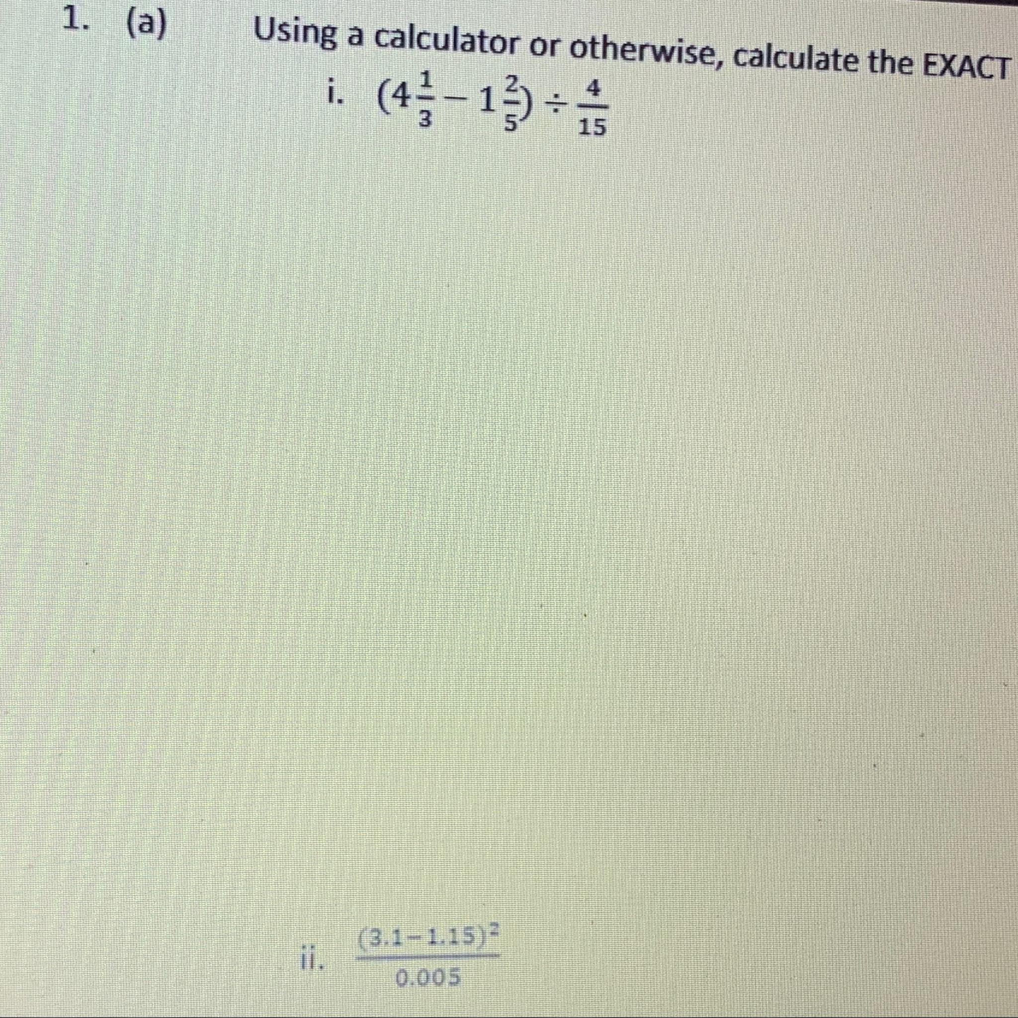 Solved (a) ﻿Using a calculator or otherwise, calculate the | Chegg.com