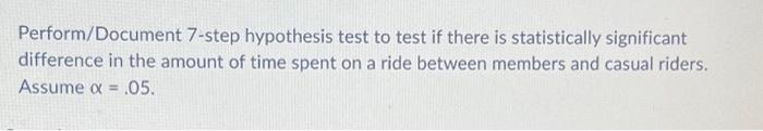 Solved Perform/Document 7-step hypothesis test to test if | Chegg.com