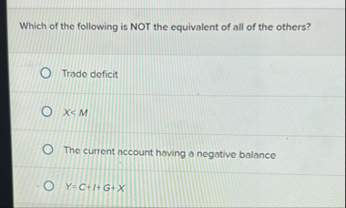 Solved Which of the following is NOT the equivalent of all | Chegg.com