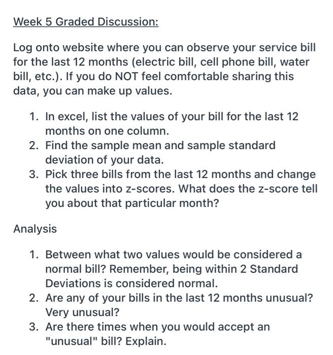 Solved Week 5 Graded Discussion: Log onto website where you | Chegg.com