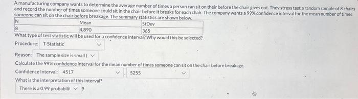 Solved A manufacturing company wants to determine the | Chegg.com