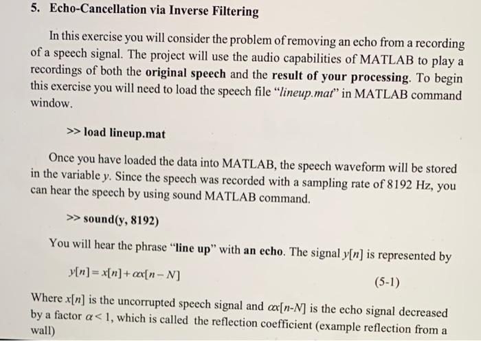 solved-5-echo-cancellation-via-inverse-filtering-in-this-chegg