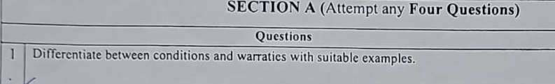 Solved SECTION A (Attempt Any Four | Chegg.com