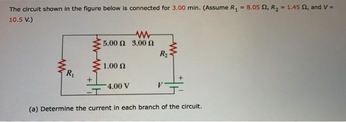 Solved The circuit shown in the figure below is connected | Chegg.com