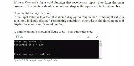 Solved Write a C++ code for a void function that receives an | Chegg.com