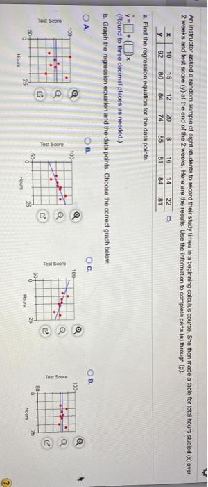 Solved An instructor asked a random sample of eight students | Chegg.com