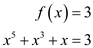 Solved: If f(x) = x5 + x3 + x, find f−1(3) and f(f−1(2)). | Chegg.com