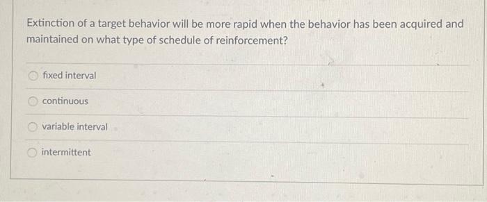 Solved Behavioral skills training procedures are used: to | Chegg.com
