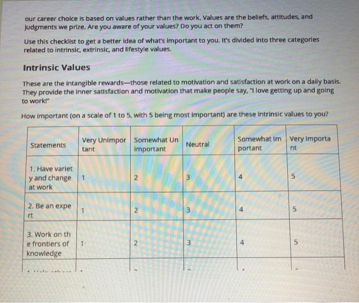 solved-self-assessment-9-1-work-values-checklist-every-day-chegg