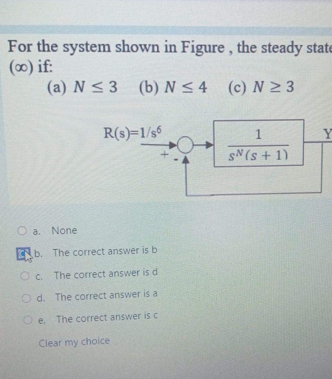 Solved For The System Shown In Figure , The Steady State | Chegg.com ...