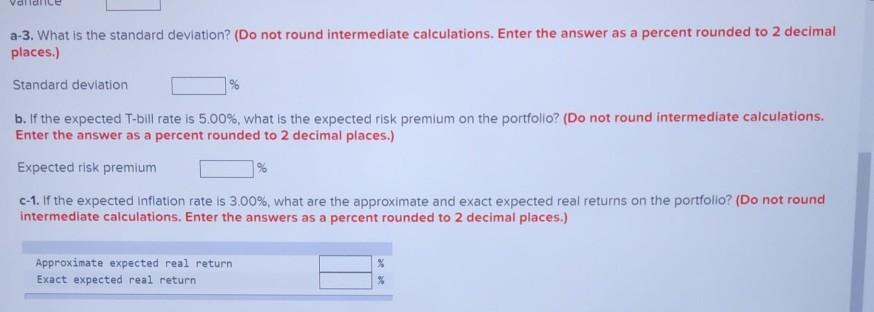 Solved Problem 13-23 Portfolio Returns And Deviations (L01, | Chegg.com