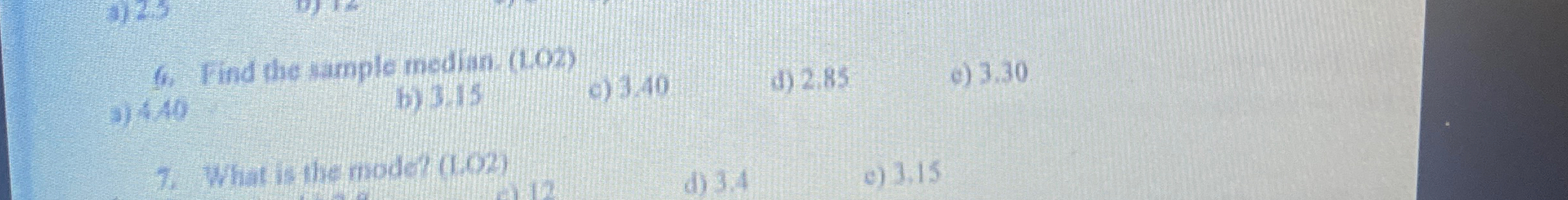 Solved Tind the mample modian | Chegg.com