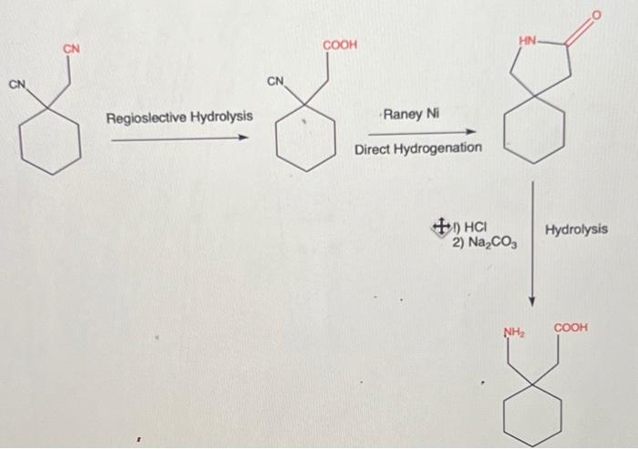 Solved Direct Hydrogenation L Hcl 2 Na2co3 Hydrolysis