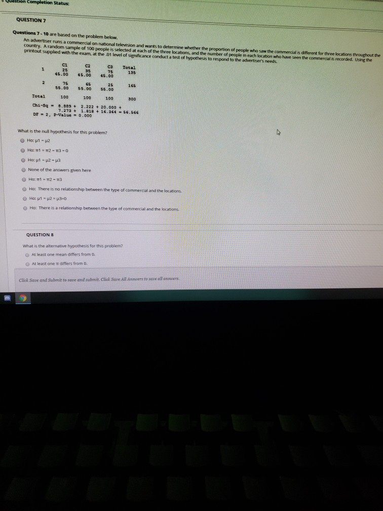 Solved estion completion Status: QUESTION 7 Questions 7.10 | Chegg.com