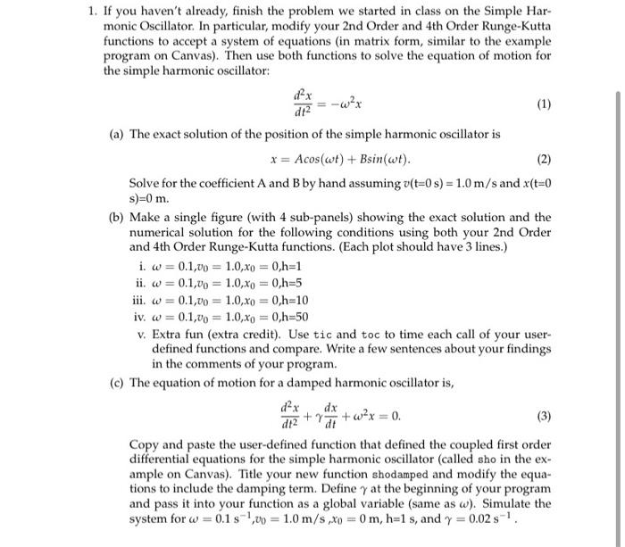 Solved 1. If you haven't already, finish the problem we | Chegg.com