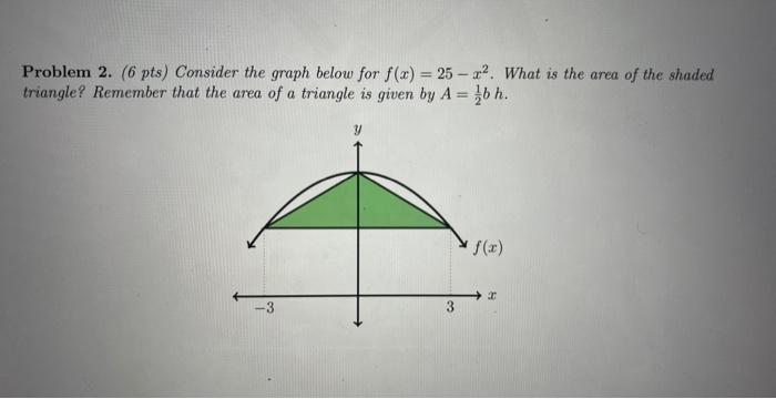 Solved Problem 2. ( 6 pts) Consider the graph below for | Chegg.com