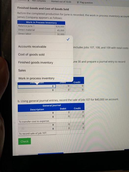 Solved Finished Goods and Cost of Goods Sold Before the | Chegg.com