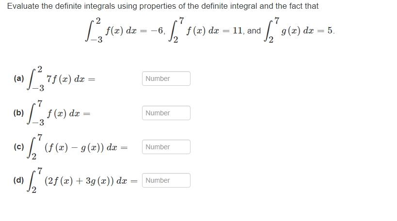 Solved Evaluate the definite integrals using properties of | Chegg.com