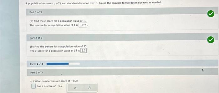 Solved A population has mean μ=20 and standard deviation | Chegg.com