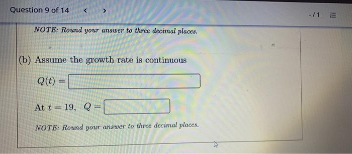 Solved Current Attempt in Progress For the initial quantity | Chegg.com