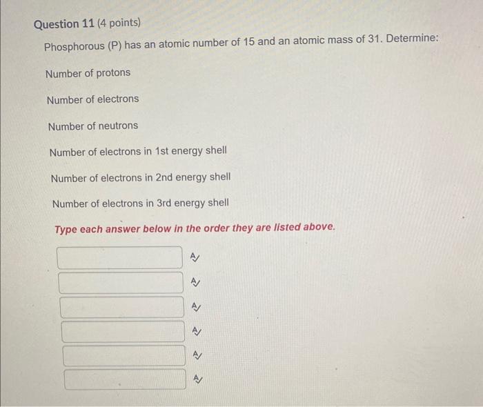 assignment for atomic structure