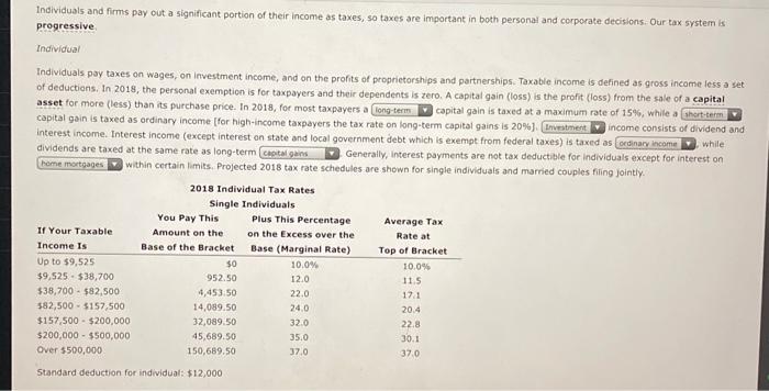 Solved Jenna is a single taxpayer. During 2018, she earned | Chegg.com