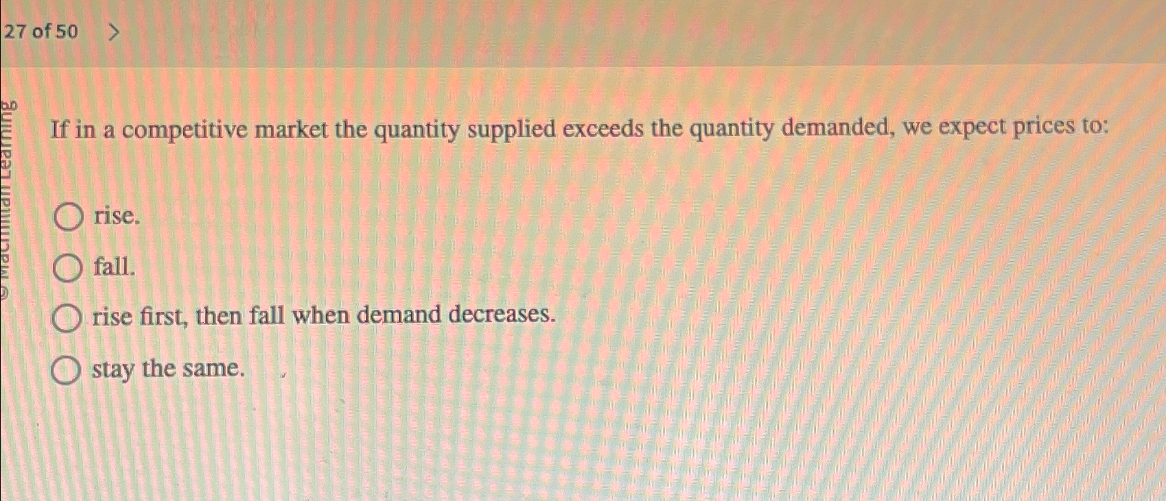 Solved If in a competitive market the quantity supplied | Chegg.com