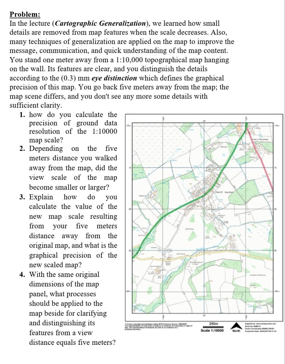 Solved Problem: In the lecture (Cartographic | Chegg.com