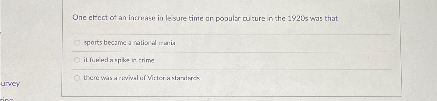 Solved ne effect of an increase in leisure time on popular | Chegg.com