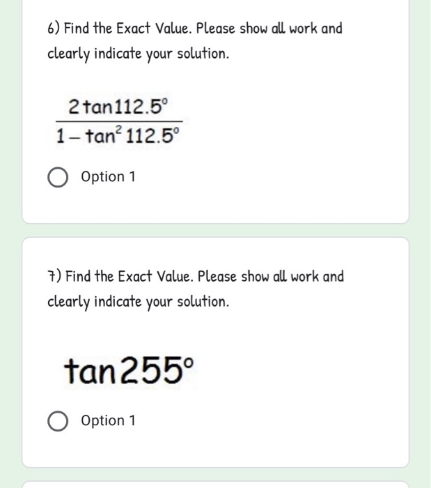 Solved A docs.google.com 1) Please show all work and clearly | Chegg.com