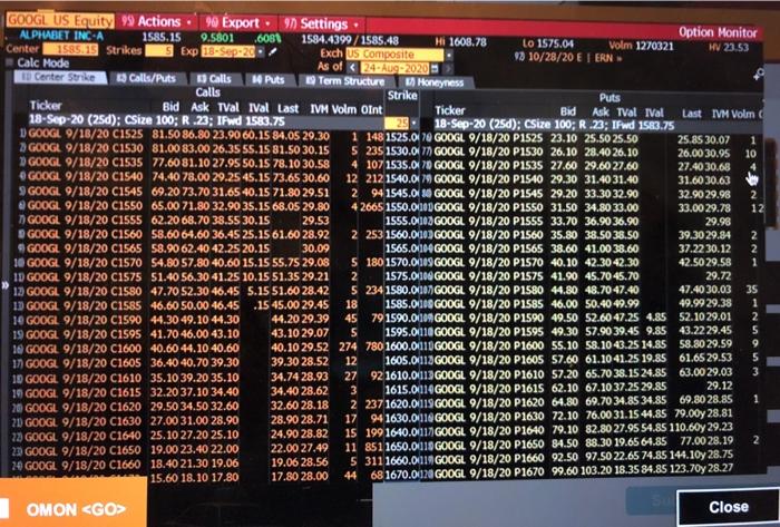 Solved ? Ob Ta Click On The Bloomberg Screen To Examine The | Chegg.com