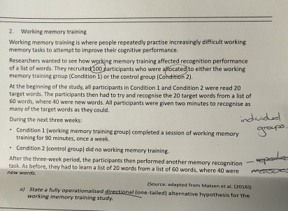 Solved Working Memory Trainingworking Memory Training Is Chegg Solved Working Memory Trainingworking Memory Training Is Chegg