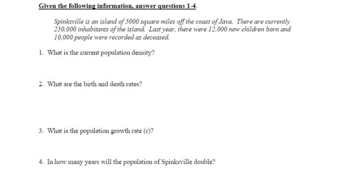 Solved Given the following information, answer questions | Chegg.com