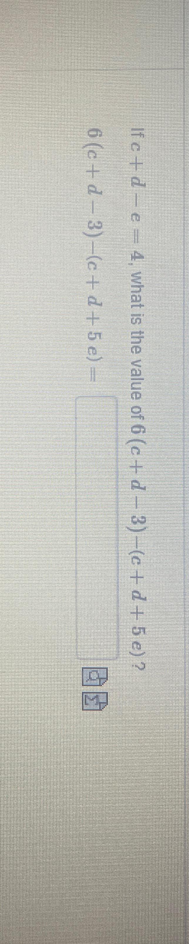 if 3(c d)=5 what is the value of c d