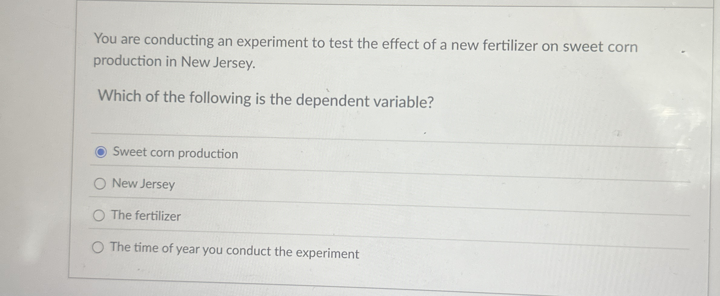 You are conducting an experiment to test the effect | Chegg.com