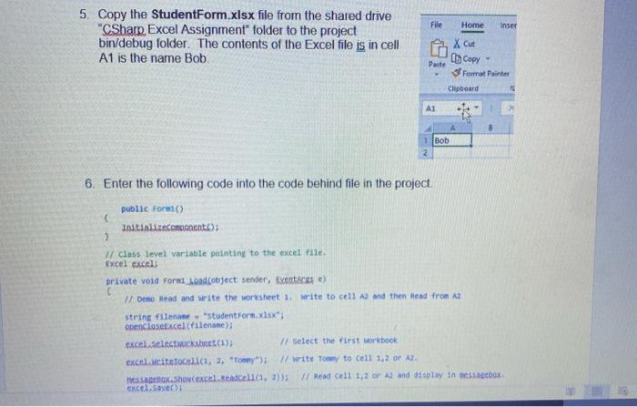 Solved Please complete in Visual Studio using c# programming | Chegg.com