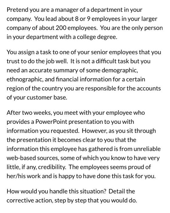 solved-pretend-you-are-a-manager-of-a-department-in-your-chegg