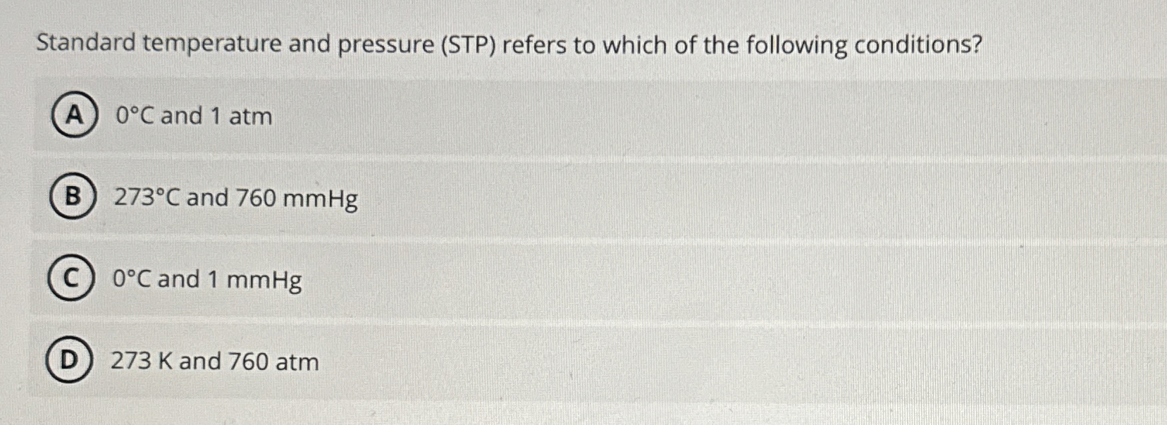 High Quality SOLUTION Standard temperature and pressure (STP) ﻿refers ...